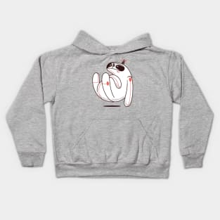 Space sloth (white background) Kids Hoodie